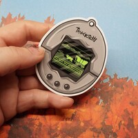 Oregon Trail Tamagochi Sticker - Thumbnail 1