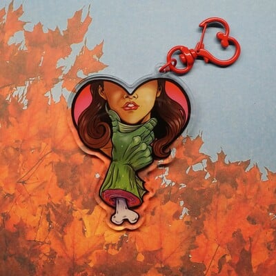 Wet daddy (keychain, earrings, sticker, sold seperatly) 