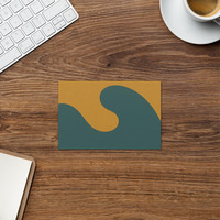 Calm Currents 3 - Zen Buddhist Inspired Greetings Card - Thumbnail 4