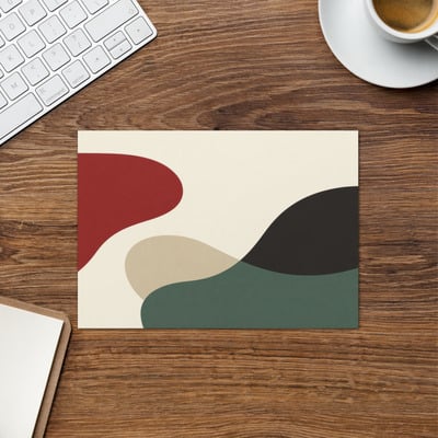 Calm currents 5 - zen buddhist inspired greetings card