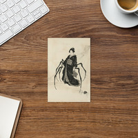 Jorugumo Spider Woman Greeting Card - Japanese Ghosts, Ghouls & Spirits - Thumbnail 4