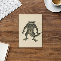Kappa Water Spirit Greeting Card - Japanese Ghosts, Ghouls & Spirits - Thumbnail 2
