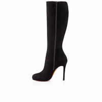 Women's round toe stiletto boots 2 colors - Thumbnail 2