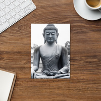 Buddha - Shakyamuni Statue - Zen Buddhist Greetings Card - Thumbnail 2