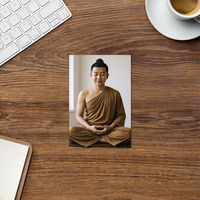 Buddha - Shakyamuni Reimagined - Zen Buddhist Greetings Card - Thumbnail 4
