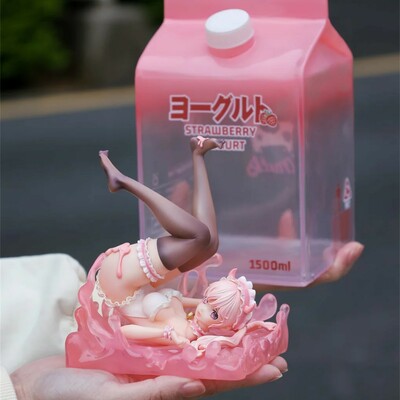 Bishoujo arttoy by weartdoing "yoghurt fairies-strawberry dreamscape"