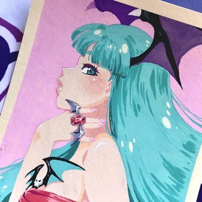 7 x 9.5 succubus painting 