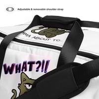 W.I.A.T. Styled By Broken Piecez Duffle bag - Thumbnail 5