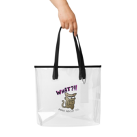 W.I.A.T. Styled By Broken Piecez Clear tote bag - Thumbnail 4