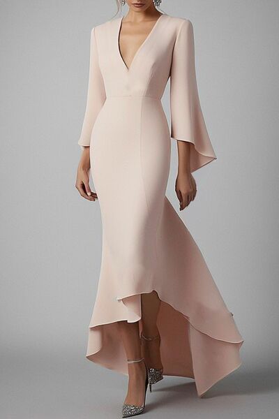 Elegant Mermaid Satin Mother of the Bride/ Groom Dresses Formal Evening Gown