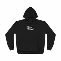 SOCIAL VEGAN HOODIE - Thumbnail 1