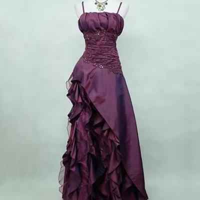 Vintage evening dress 2025 lace appliques beading luxury prom dress boho ruched pleats party gown customized