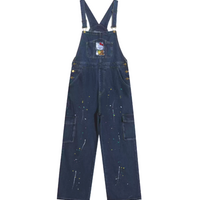 KITTY PRINTED DUNGAREES - Thumbnail 2