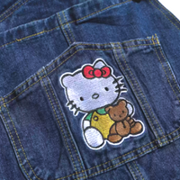 KITTY PRINTED DUNGAREES - Thumbnail 4