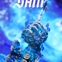 ArTToy by Sank Toys "Good Night Series-Whale Bloom-Blue" - Thumbnail 5