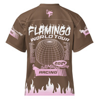 FLAMINGo Racing Jersey Mocha/Pink - Thumbnail 2