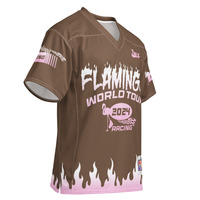 FLAMINGo Racing Jersey Mocha/Pink - Thumbnail 5