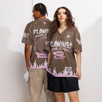 FLAMINGo Racing Jersey Mocha/Pink - Thumbnail 19