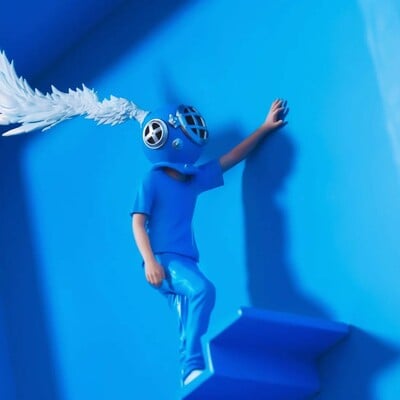 Arttoy by sank toys "sank outside: the frame-sky"