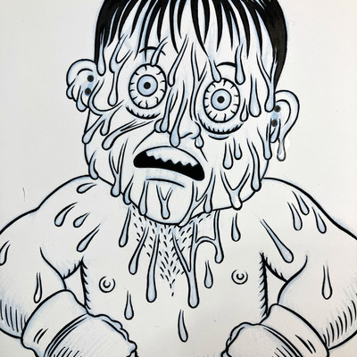 Parody king final pen & ink original art