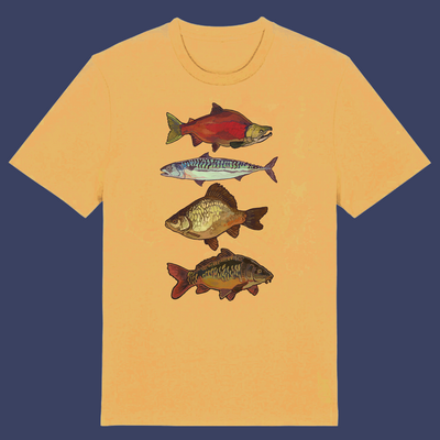 T-shirt: fish yellow  - Thumbnail 2