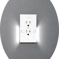 12Pack Wall Outlet Plate LED Night Light, Illuminated Plug Cover With Sensor Inductive Easy Snap On No Wire Or Battery Needed  - Thumbnail 1
