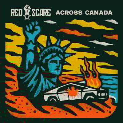Various artists "red scare across canada: 2025" 7" cccp 261-7