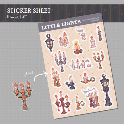 Little lights sticker sheet