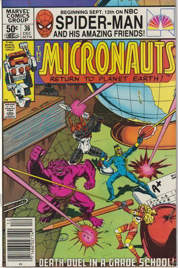 Marvel Comics The Micronauts (1979) set of 13 Bill Mantlo 36-58