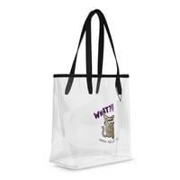 W.I.A.T. Styled By Broken Piecez Clear tote bag - Thumbnail 1