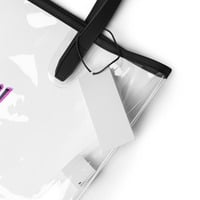 W.I.A.T. Styled By Broken Piecez Clear tote bag - Thumbnail 2