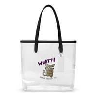 W.I.A.T. Styled By Broken Piecez Clear tote bag - Thumbnail 3