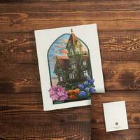Carson Mansion Greeting Card - Thumbnail 1