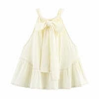 Summer fresh holiday style casual embroidered tulle strap top camisole - Thumbnail 3