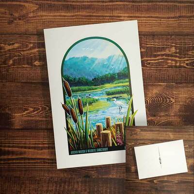 Arcata marsh & sanctuary postcard