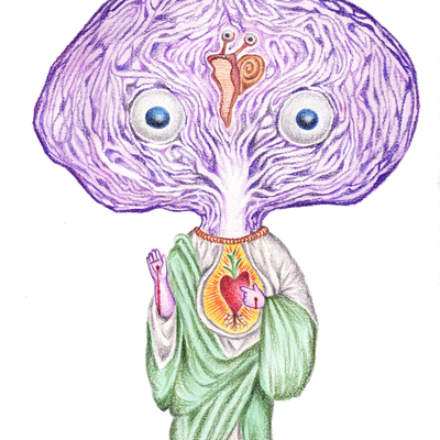 Enlightened host (original artwork)