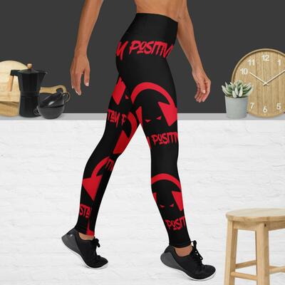 Stay positive yoga leggings