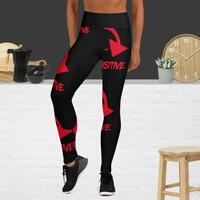 Stay Positive Yoga Leggings - Thumbnail 1