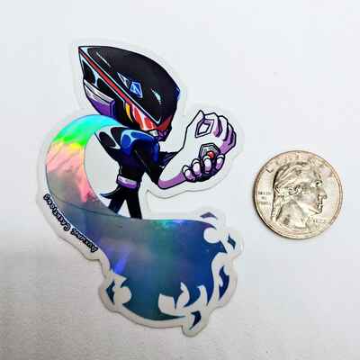 Phantom rider holo sticker