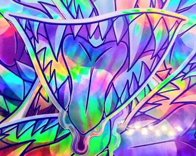 Want A Bite Holo Sticker