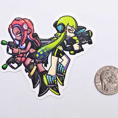 Splat attack sticker