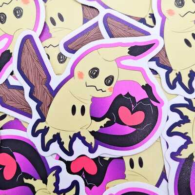 Mimi heart sticker