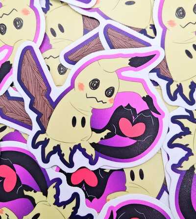 Mimi heart Sticker
