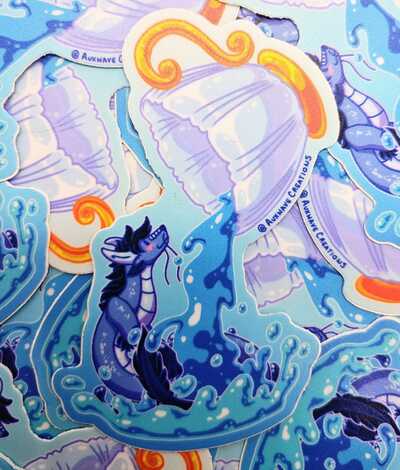 Dragon Drinks Logo Sticker