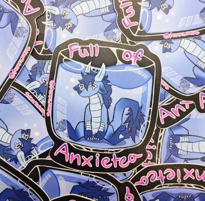 Anxietea Sticker