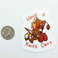 Have a Knife Day Sticker - Thumbnail 1