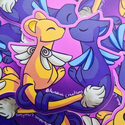 Kero and suppi sticker