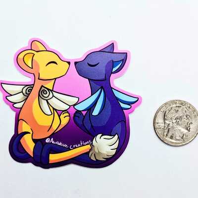 Kero and suppi sticker