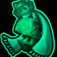 One Shot Glow in the Dark Sticker - Thumbnail 2
