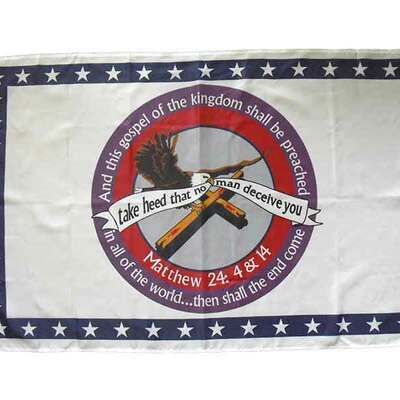 3’ x 5’ flag with sleeve